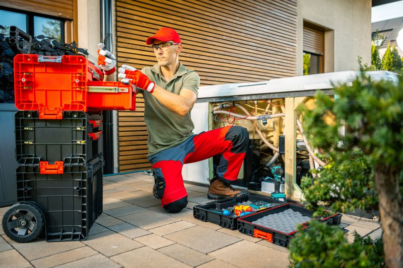 Hot Tub Being Positioned